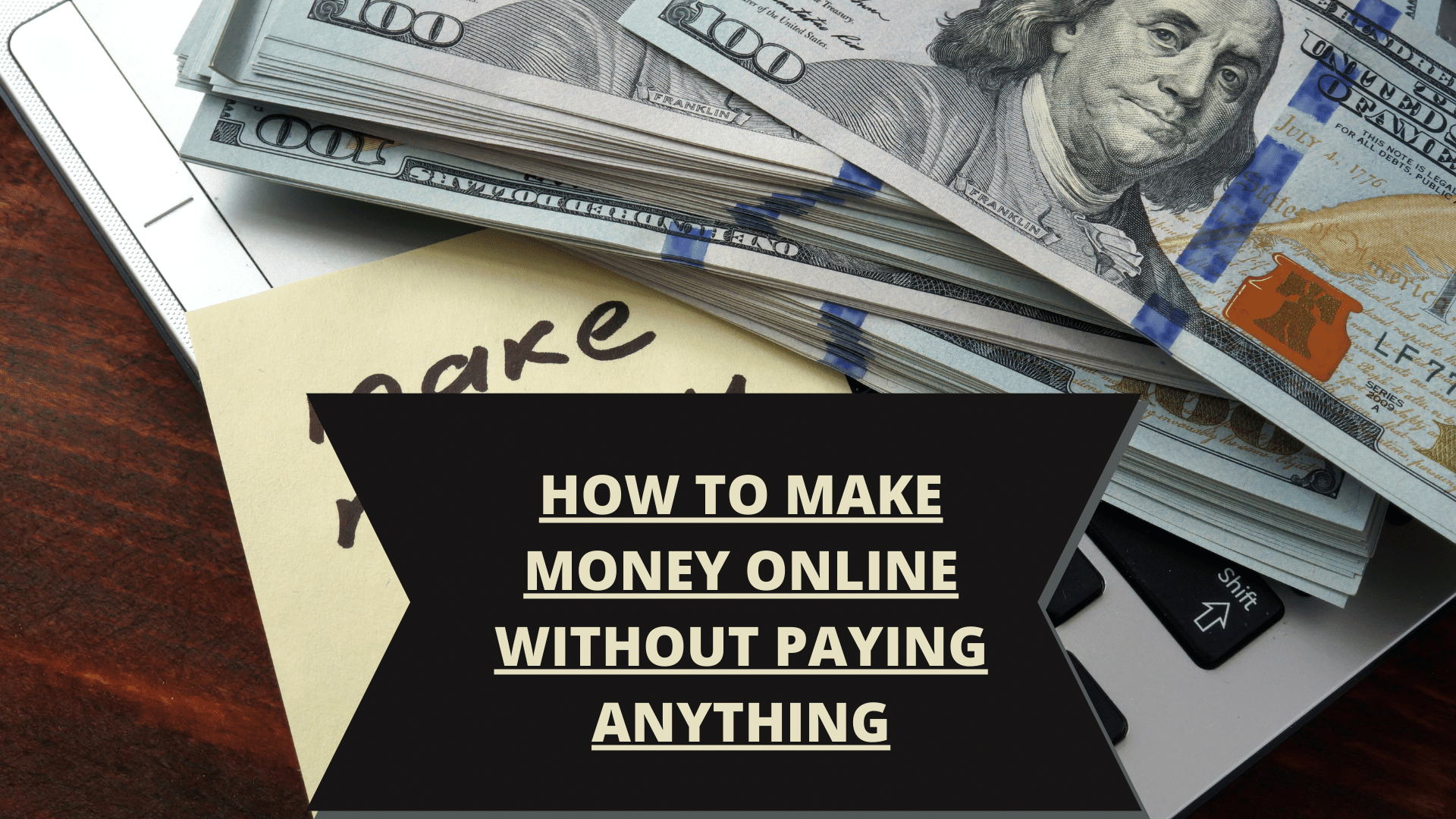 How to make money online outlet without paying anything